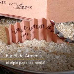 Papel de Armenia: el triple papel de benjuí
